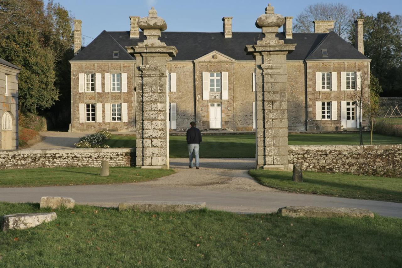 Villa Manoir Du Mesnil De Bas Bréhal Exterior foto